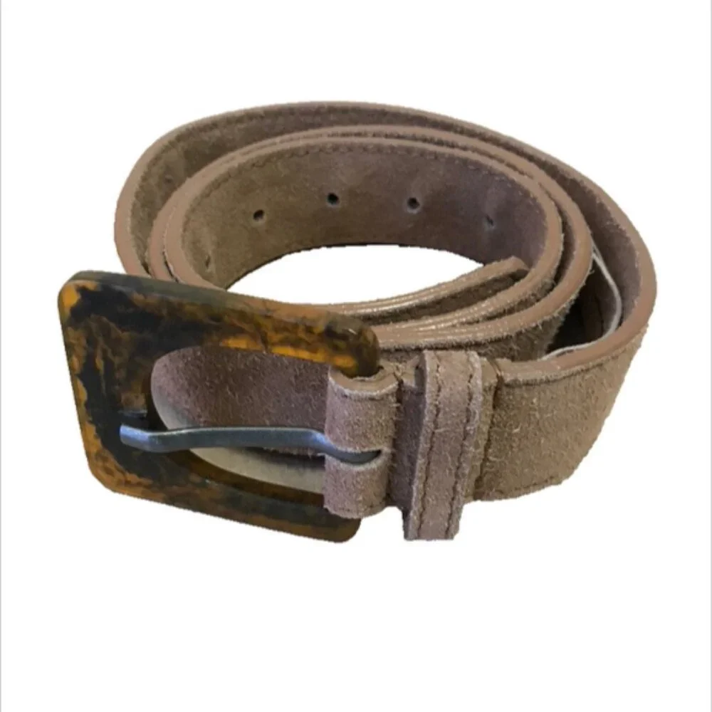 NWOT Free People Dee Dee Leather Resin Belt
